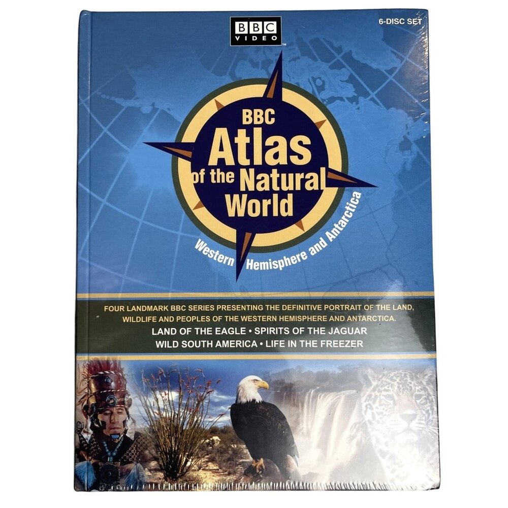 BBC Atlas Of The Natural World DVD 6 Disc Set Western Hemisphere Antarctica